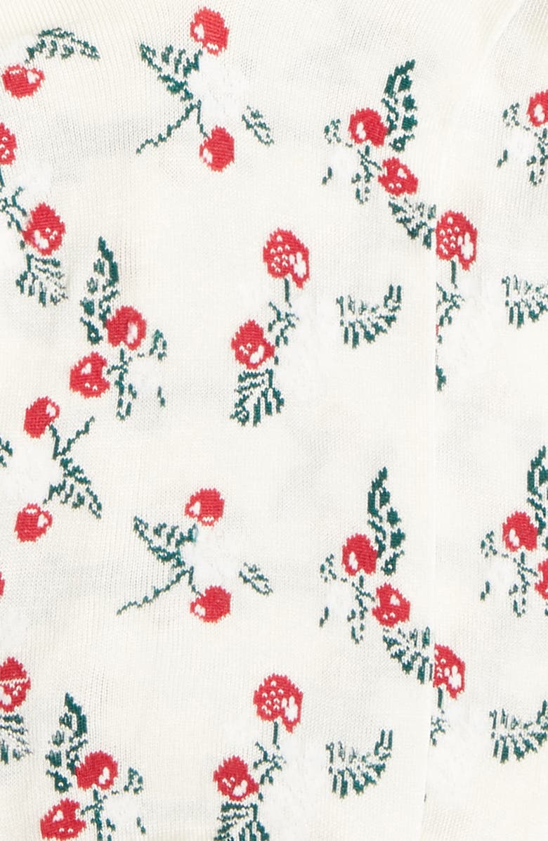 Anna Sui Cherry Crew Socks, Alternate, color,