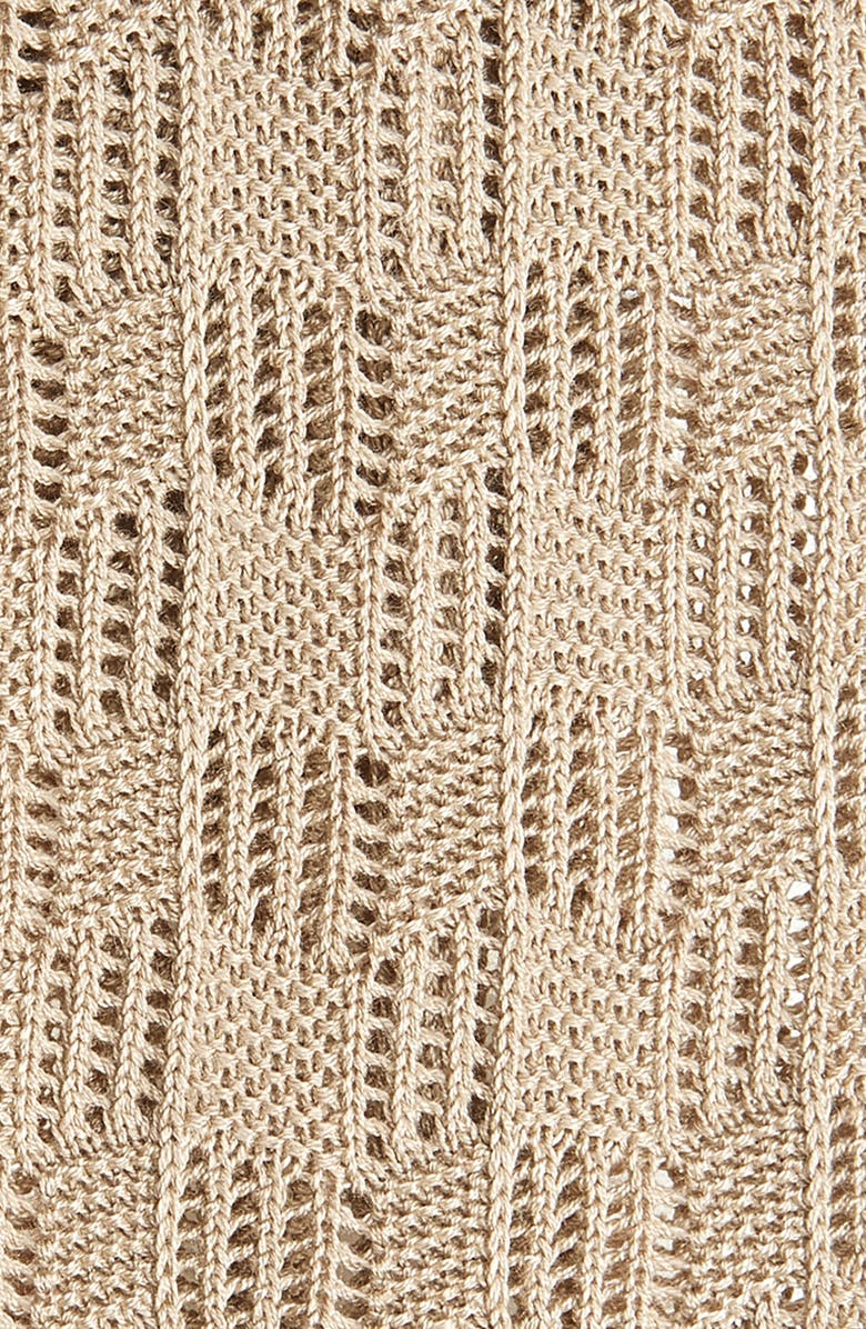 BOSS Cotton Knit Tie, Alternate, color, Beige