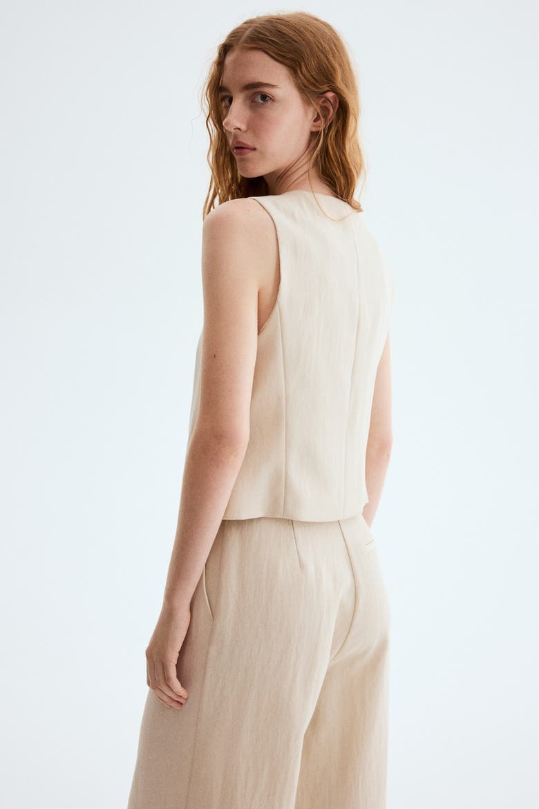 Vest, Alternate, color, Light beige