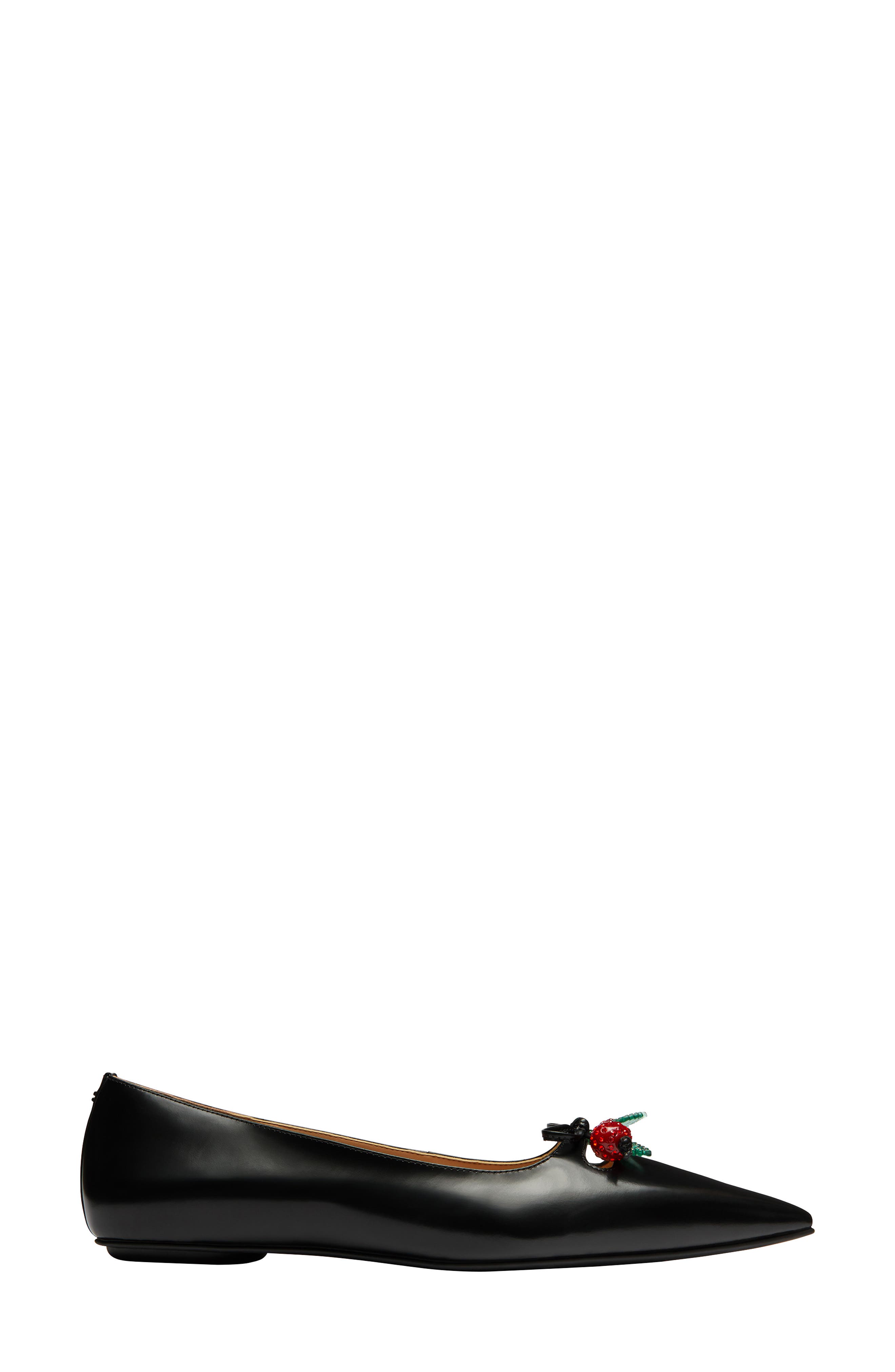 COACH Runway Cherry Pointed Toe Flat, Alternate, color, 