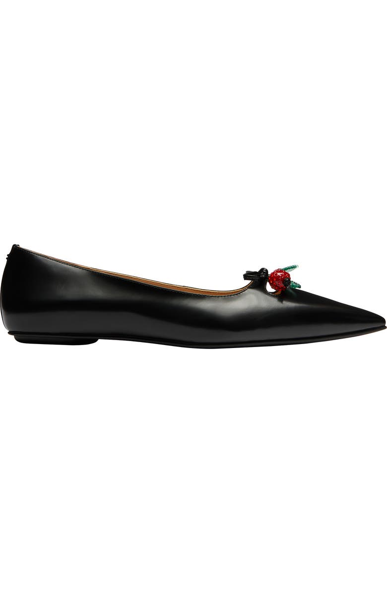 COACH Runway Cherry Pointed Toe Flat, Alternate, color,