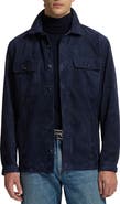Ralph Lauren Purple Label Calloway Insulated Lambskin Suede Shirt Jacket