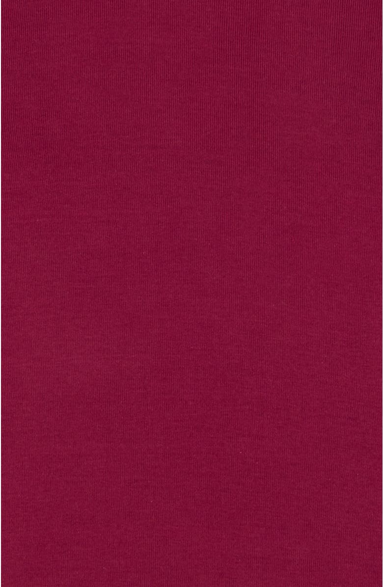 Leveret Kids Long Sleeve T-Shirt, 100% Cotton, Solid Colors, Alternate, color, Maroon