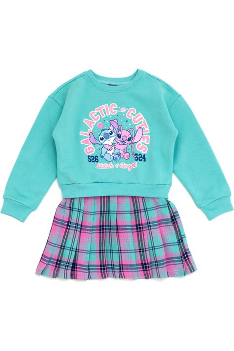 Lilo & Stitch Fleece Plaid Dress