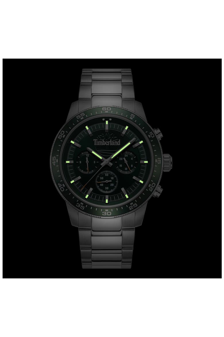 Parkman Multifunction Chronograph Bracelet Watch, 44mm, Alternate, color, SILVER