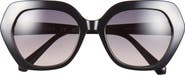 GUESS 55mm Gradient Round Sunglasses