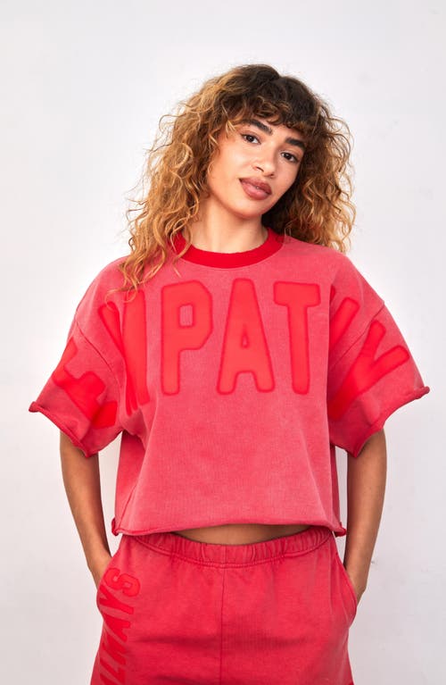 THE MAYFAIR GROUP THE MAYFAIR GROUP EMPATHY ALWAYS ELBOW SLEEVE GRAPHIC SWEATSHIRT