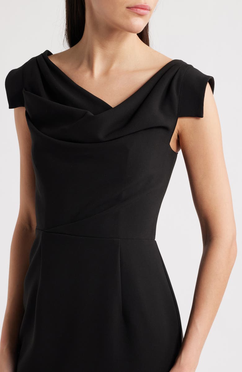 Black Halo Jacqueline Midi Gabardine Sheath Dress, Alternate, color, 