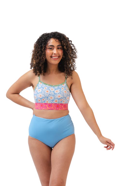 LIME RICKI SWIMWEAR LIME RICKI SWIMWEAR REVERSIBLE ULTRA HIGH-WAIST BOTTOM 