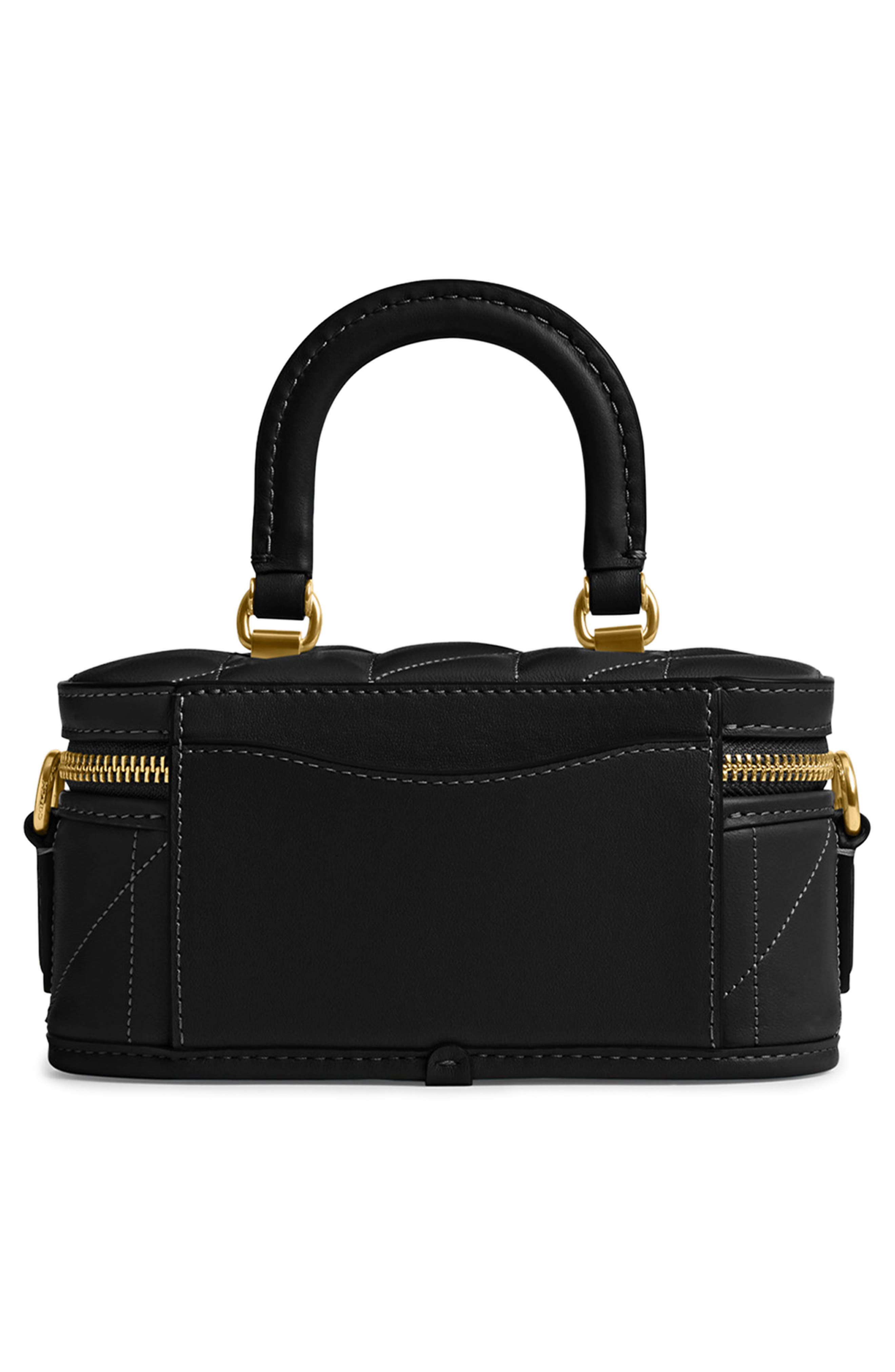 COACH Trail Quilted Leather Crossbody Bag, Alternate, color, 