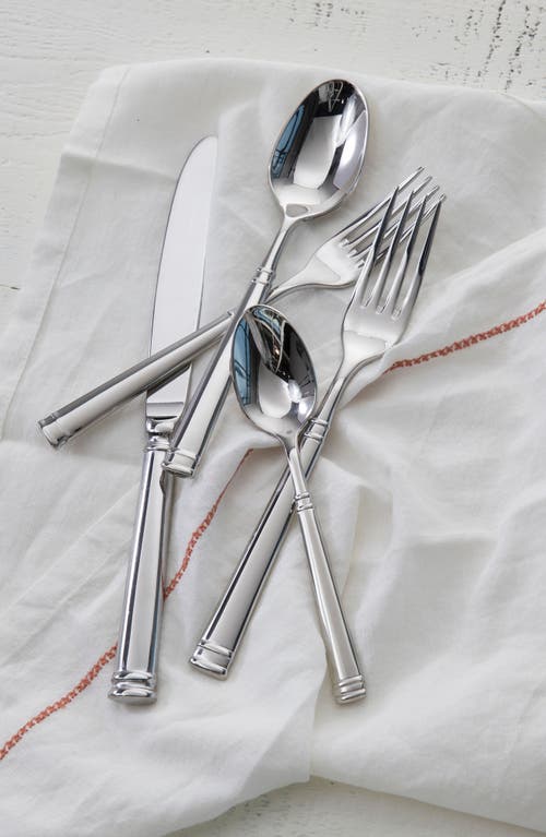 Fortessa Bistro 5-piece Stainless Steel Place Setting Set In Silver