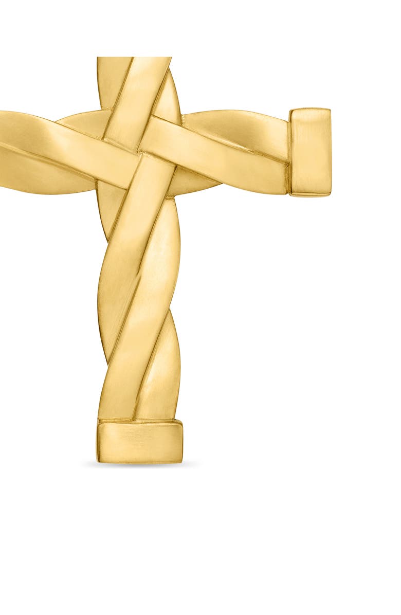 David Yurman Helios Cross Pendant in 18K Yellow Gold with Diamonds, Alternate, color, 18K Yellow Gold/ Diamond