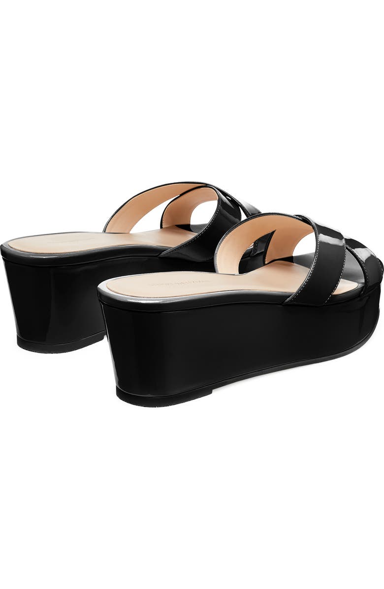 Stuart Weitzman Avenue 65 Flatform Wedge Slide Sandal, Alternate, color,