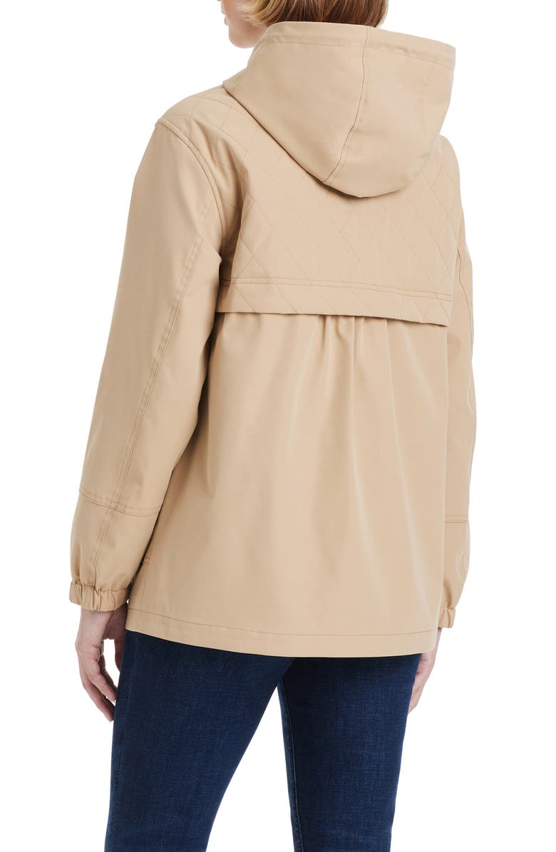 Kate Spade New York water resistant hooded jacket, Alternate, color, 