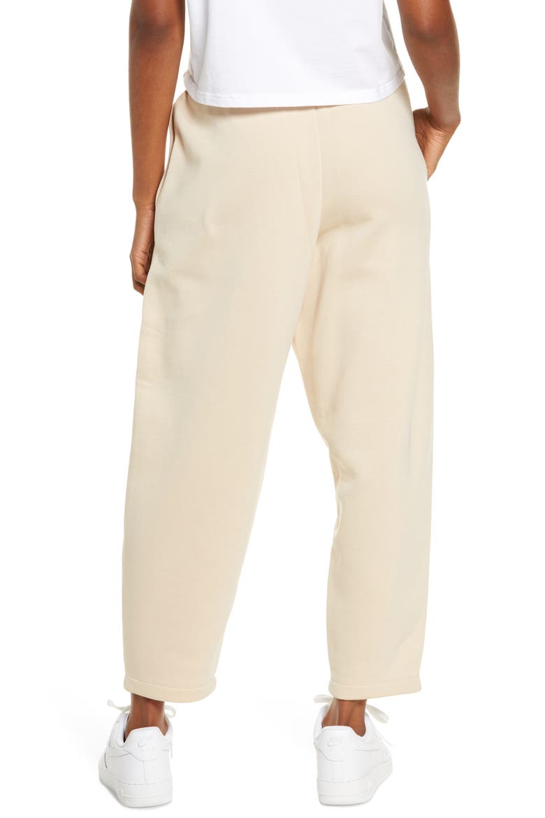 Sportswear Essentials Curve Ankle Pants, Alternate, color, SANDDRIFT/ WHITE
