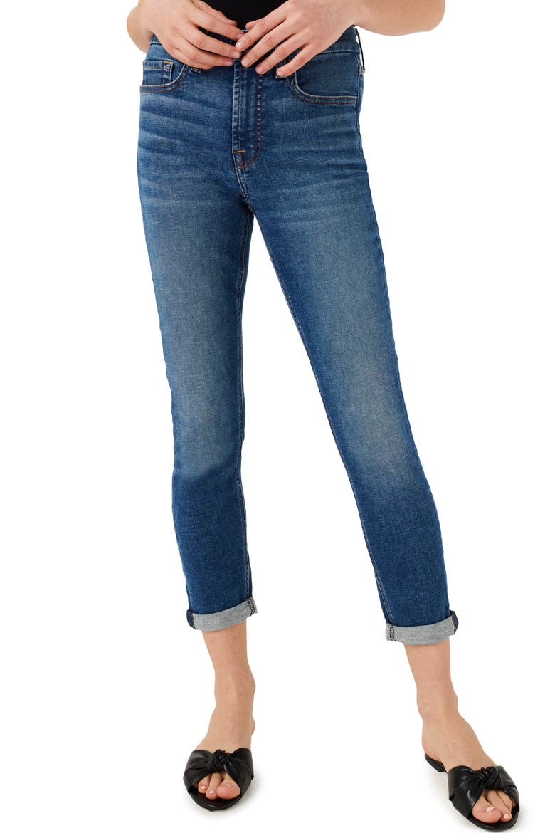 Slim Boyfriend Jeans, Main, color, BAYVIEW