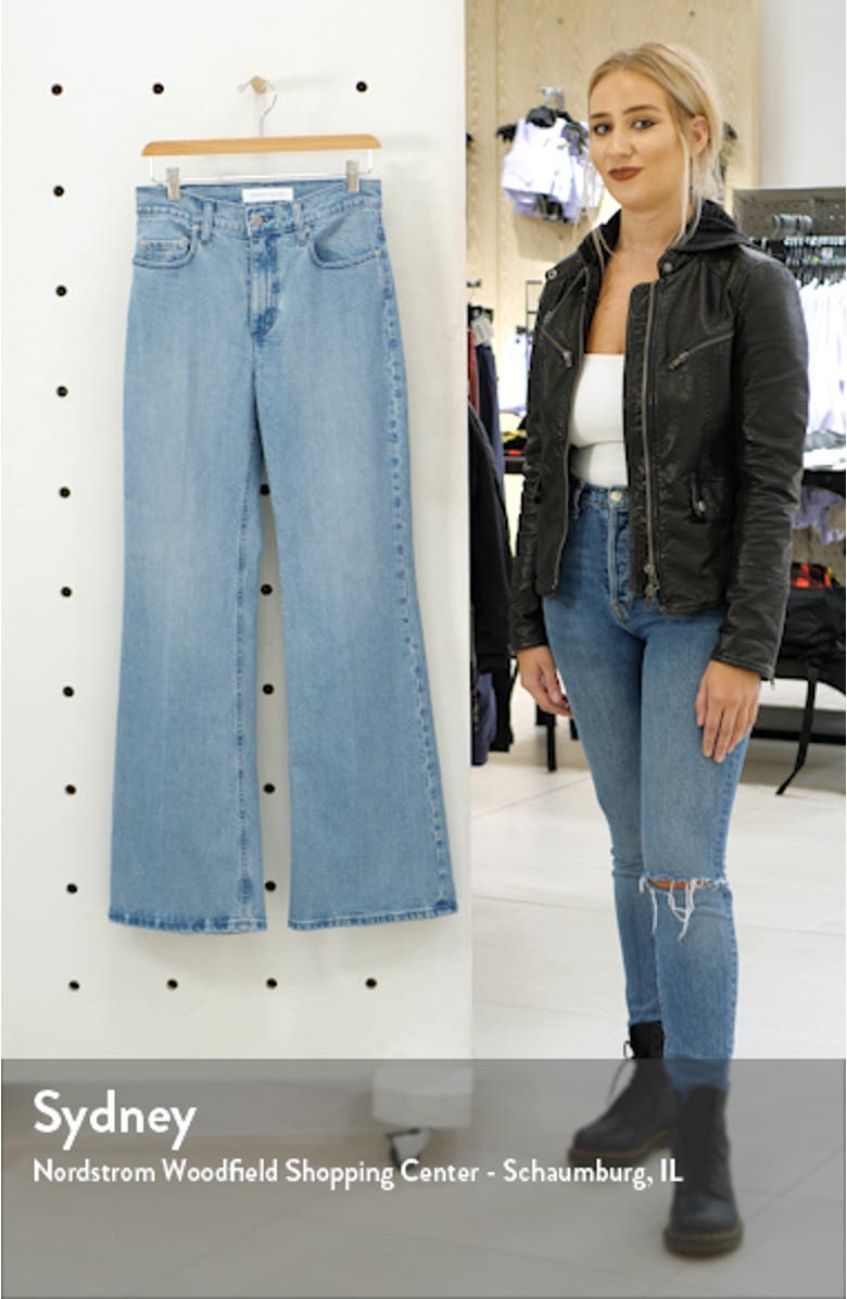 Jacqueline High Waist Flare Leg Jeans, sales video thumbnail