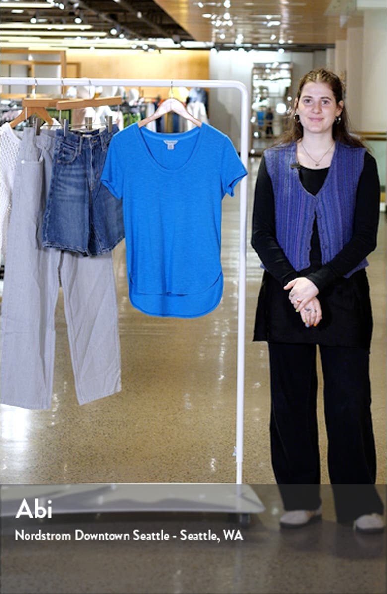 Ashby Isles Curve Hem T-Shirt, sales video thumbnail