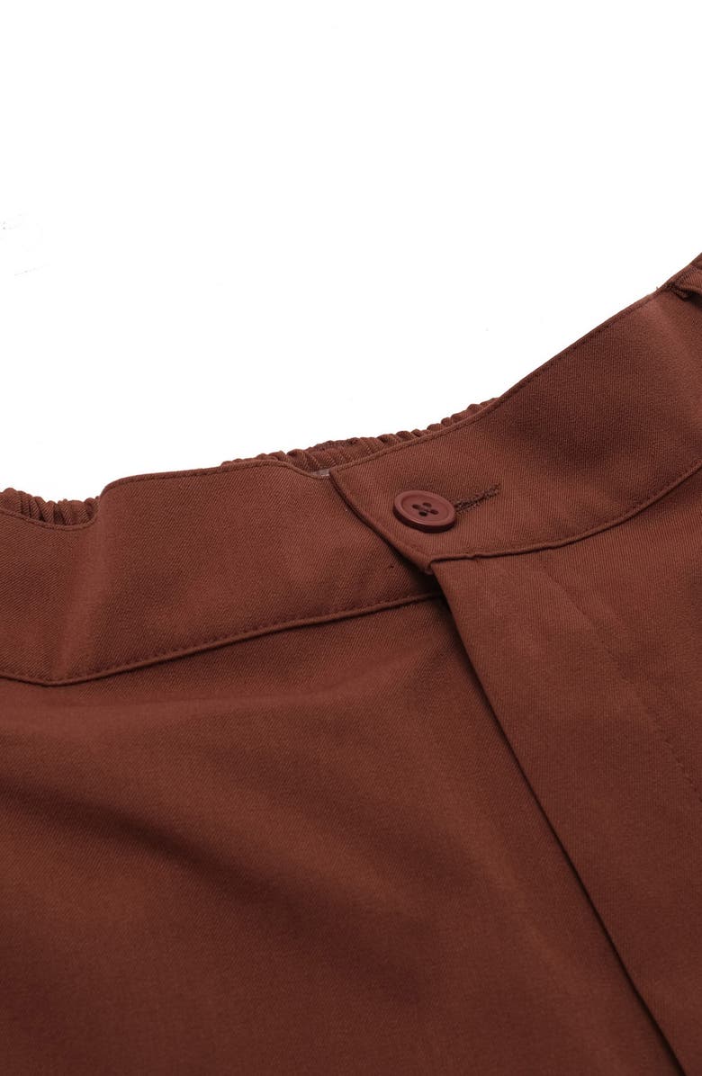 STUDENTS Calculus Baggy Slack Pleated Shorts, Alternate, color, 