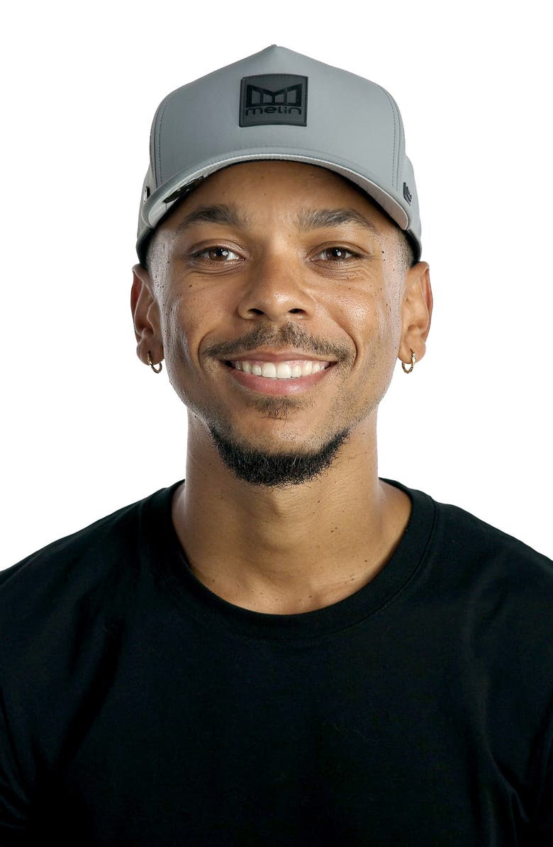 Melin Thermal Odysea Stacked Infinite Baseball Cap, Alternate, color, Granite Grey