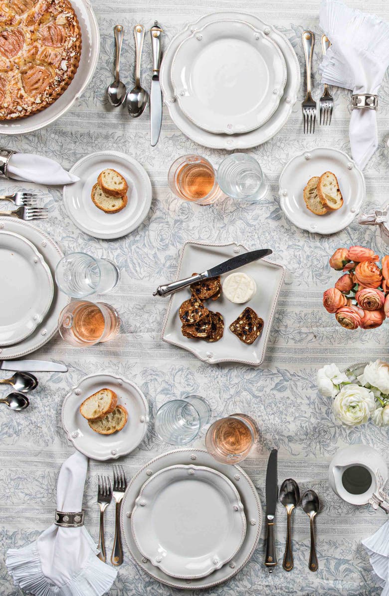 Juliska Berry 
Thread Sauce Boat 
Saucer, Alternate, color, Whitewash