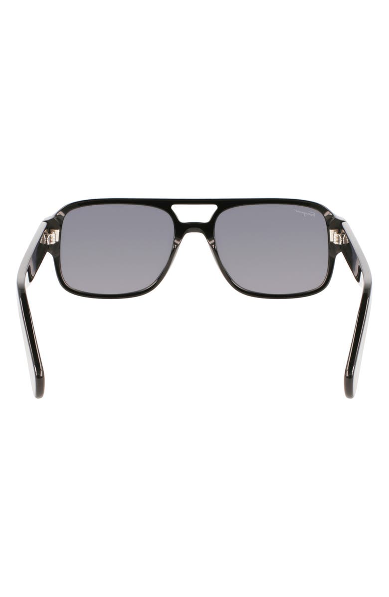 FERRAGAMO 58mm Navigator Sunglasses, Alternate, color, 