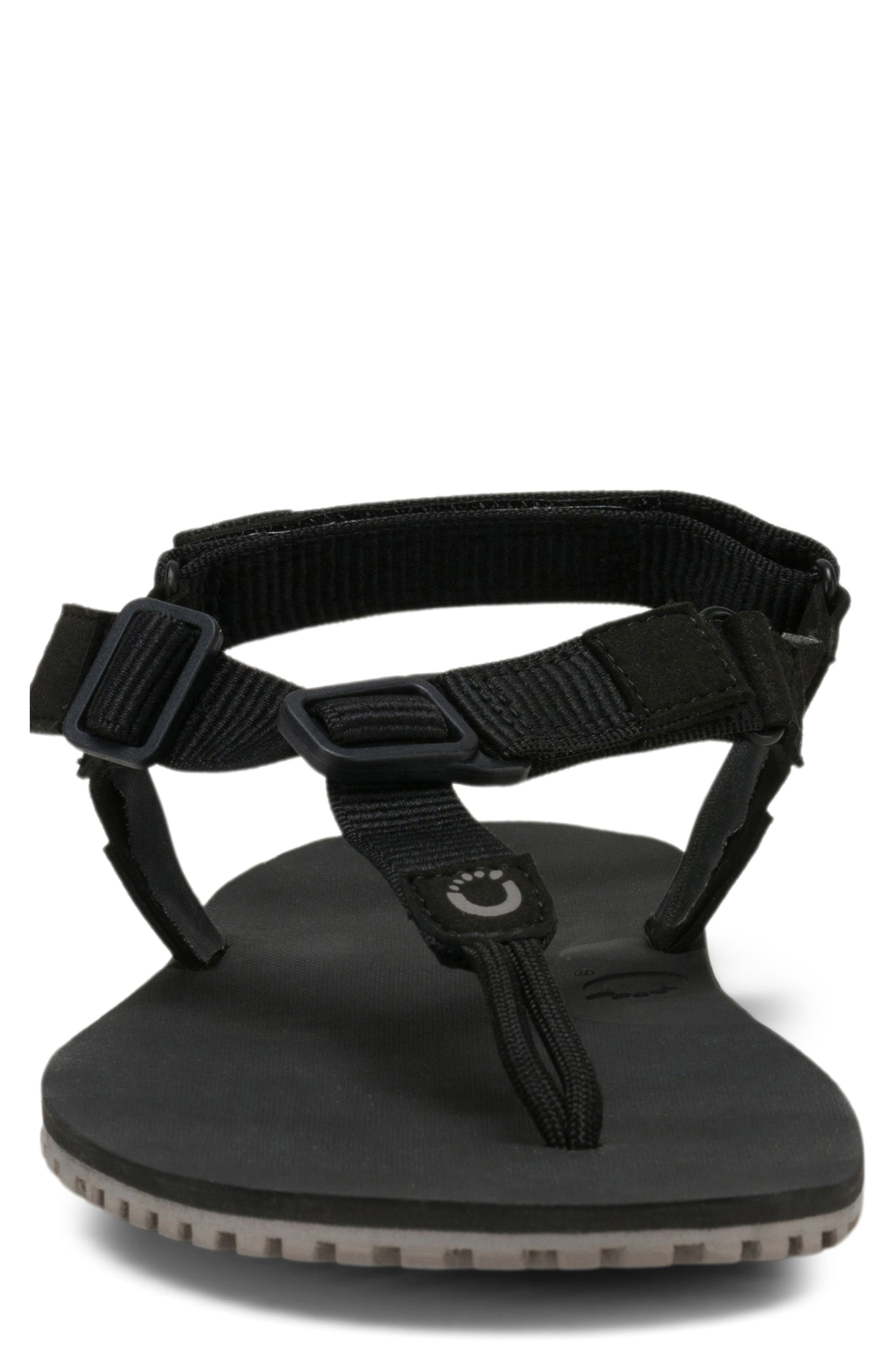 XERO SHOES H-Trail Barefoot Huarache Running Sandal, Alternate, color, Black