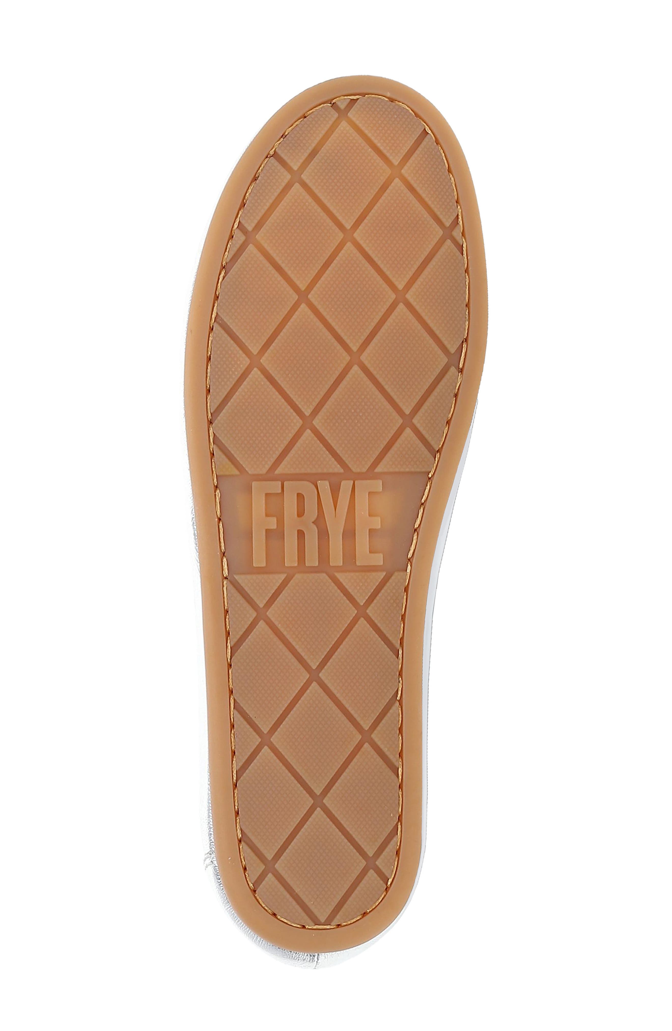 Frye Naya Boat Shoe, Alternate, color, Silver