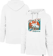 '47 Men's '47 White Miami Dolphins Go Fins Regional Headline Pullover Hoodie