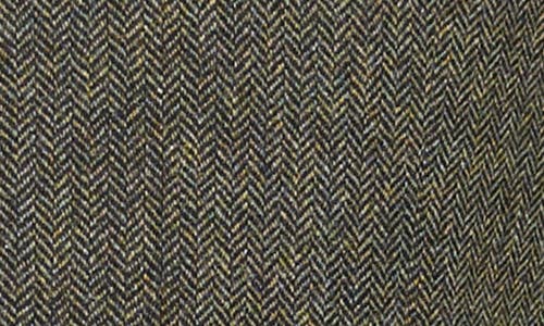 Shop Flynt Olive Herringbone Wool & Cashmere Hybrid Sport Coat With Removable Bib