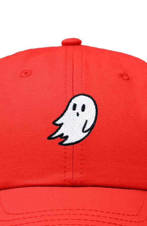 Dalix Ghost Dad Hat In Red