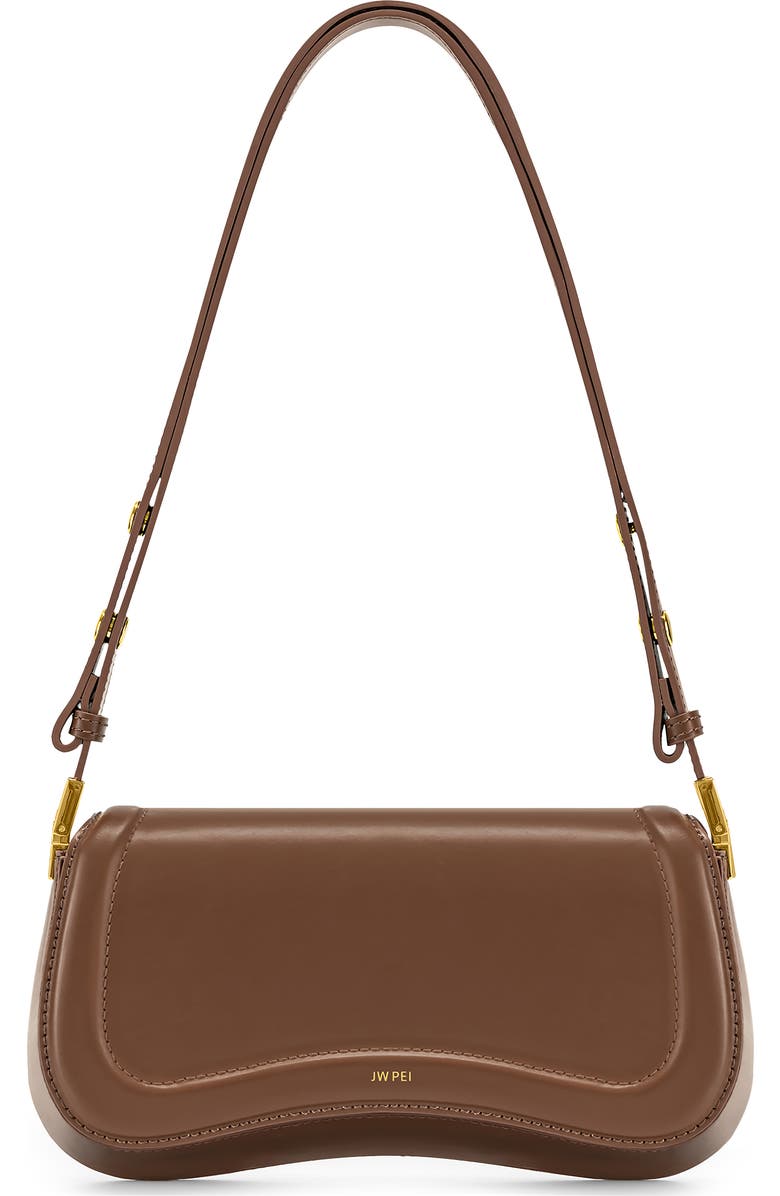 JW PEI Joy Faux Leather Shoulder Bag, Main, color, Brown