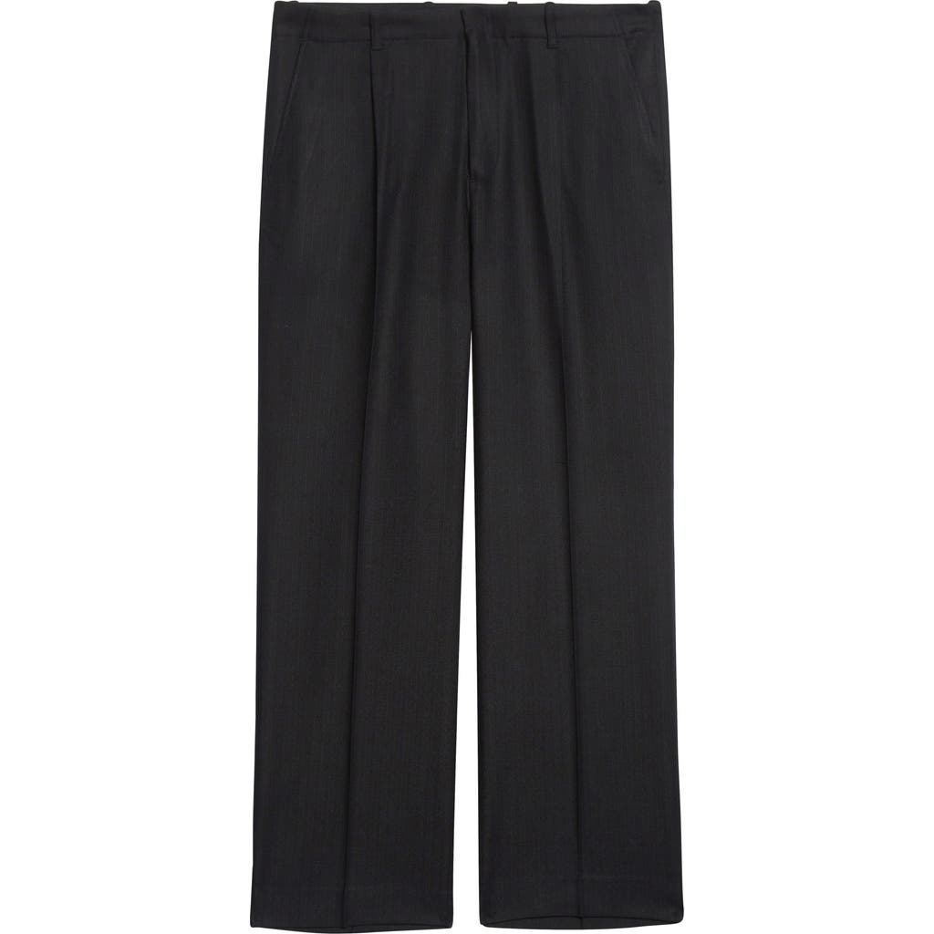 Our Legacy Borrowed Stripe Wide Leg Chinos In Multi
