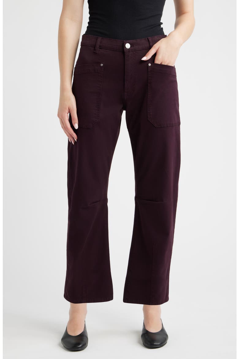Billie High Waist Barrel Leg Jeans, Main, color, VIOLA