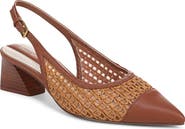 Franco Sarto Racer Slingback Pointed Toe Pump