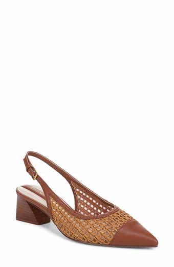 Racer Slingback Pointed Toe Pump