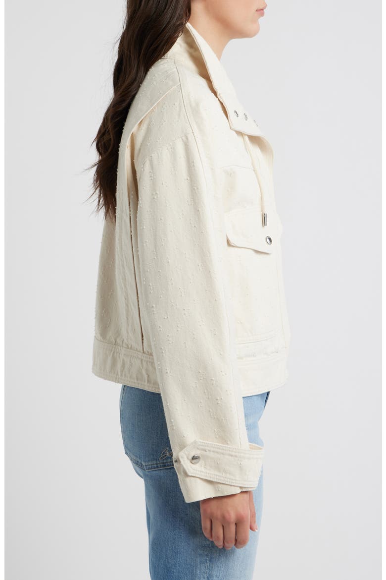 Denim Jacket, Alternate, color, SOFT CREAM