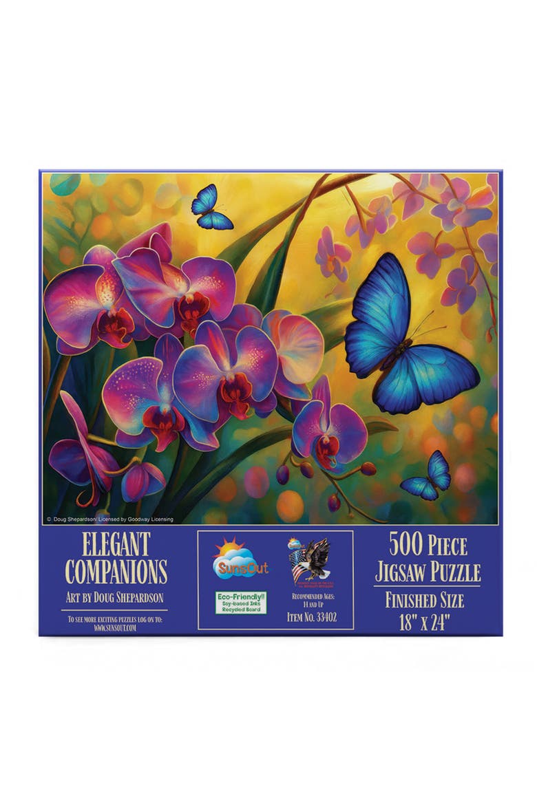 Elegant Companions 500 piece Jigsaw Puzzle for Adults, Alternate, color, Multicolor