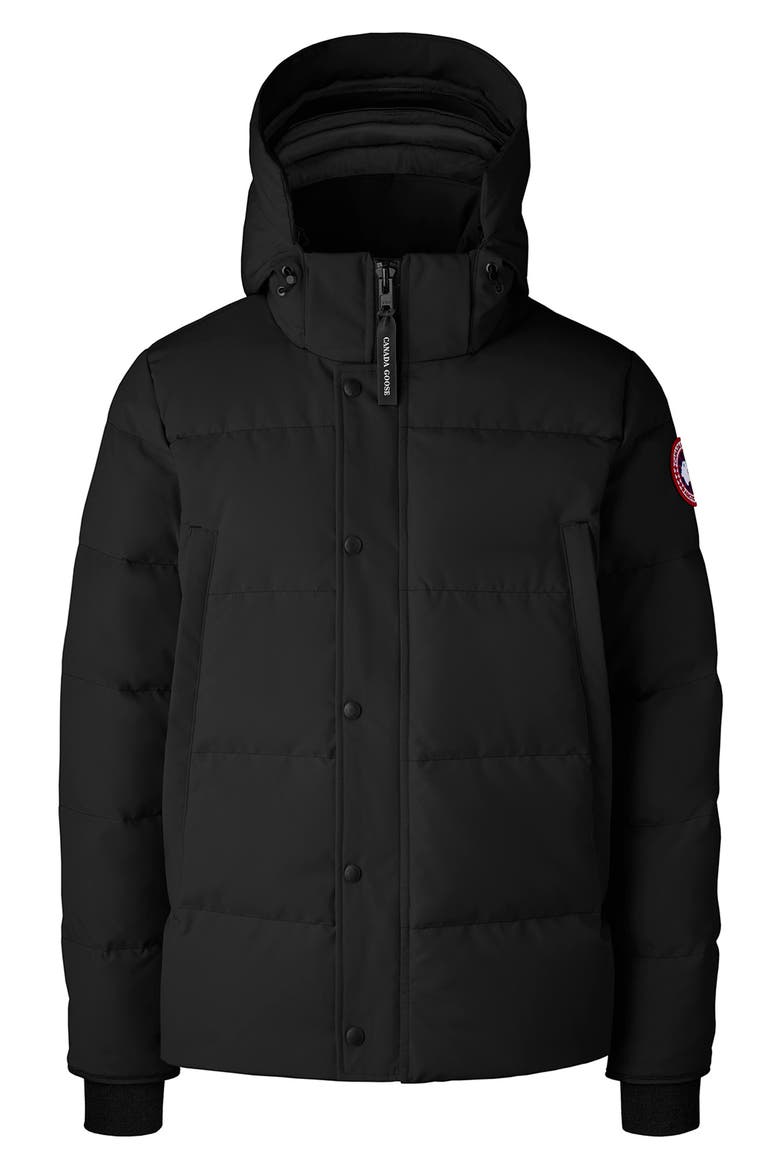 Wydham Water Repellent 625 Fill Power Down Parka, Alternate, color, BLACK