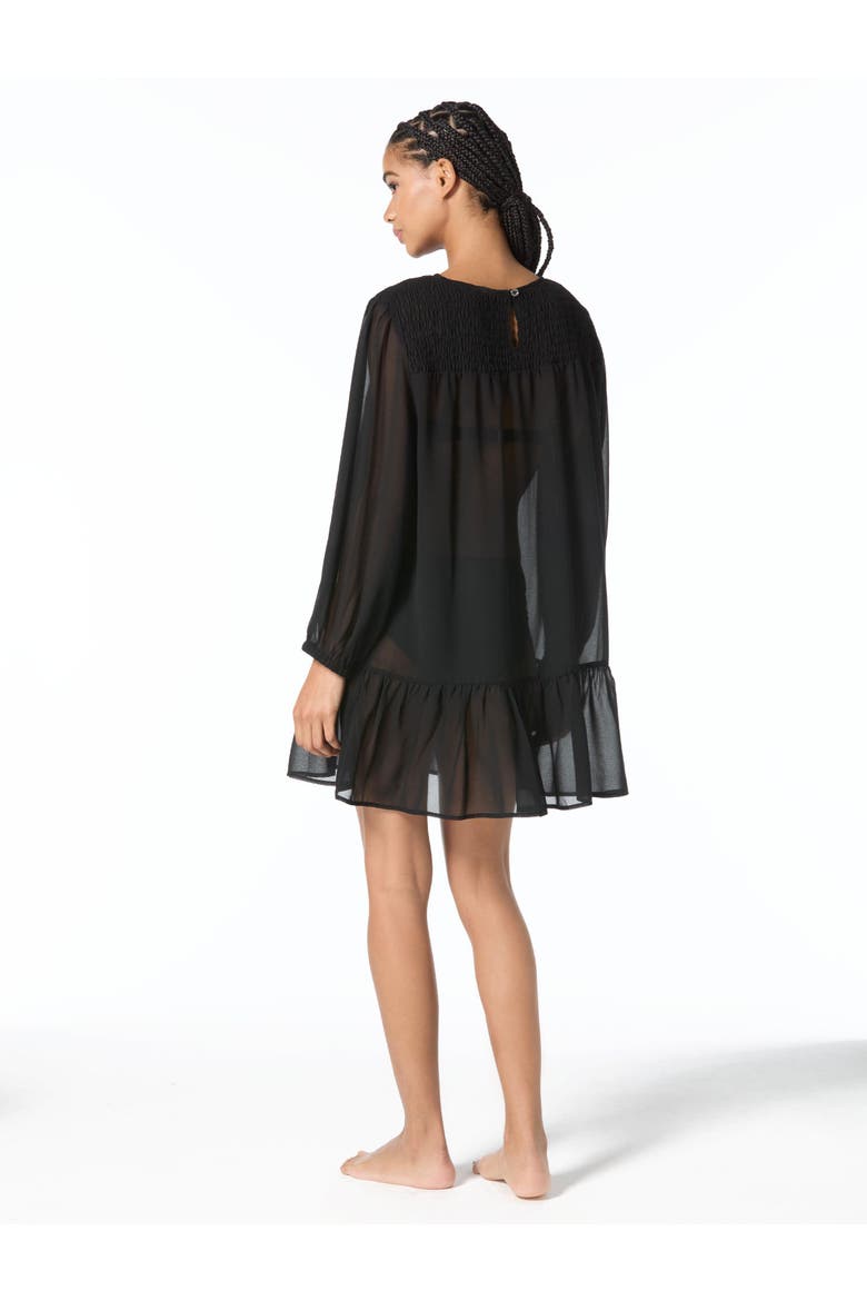 Solids Cover Up Dress Swim, Alternate, color, Black