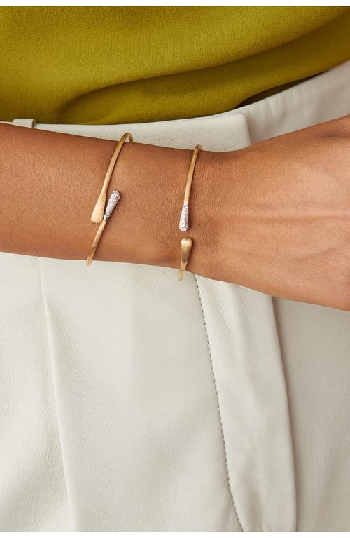 Marco Bicego Lucia 18k Gold & Diamond Bypass Bracelet In Gold