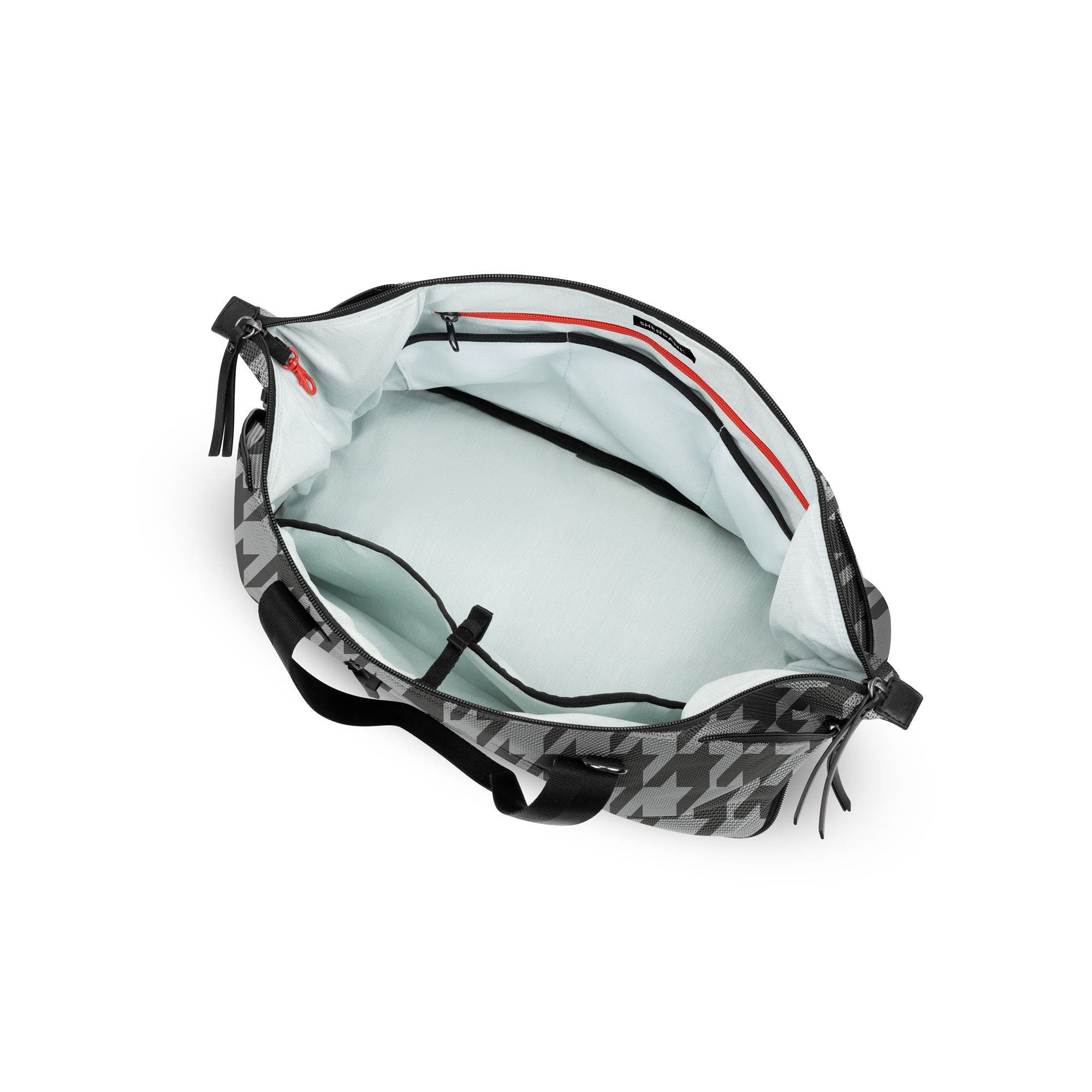 Sherpani Boston Anti-Theft Weekender Duffle Bag, Alternate, color, Houndstooth