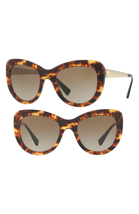 54mm Gradient Cat Eye Sunglasses