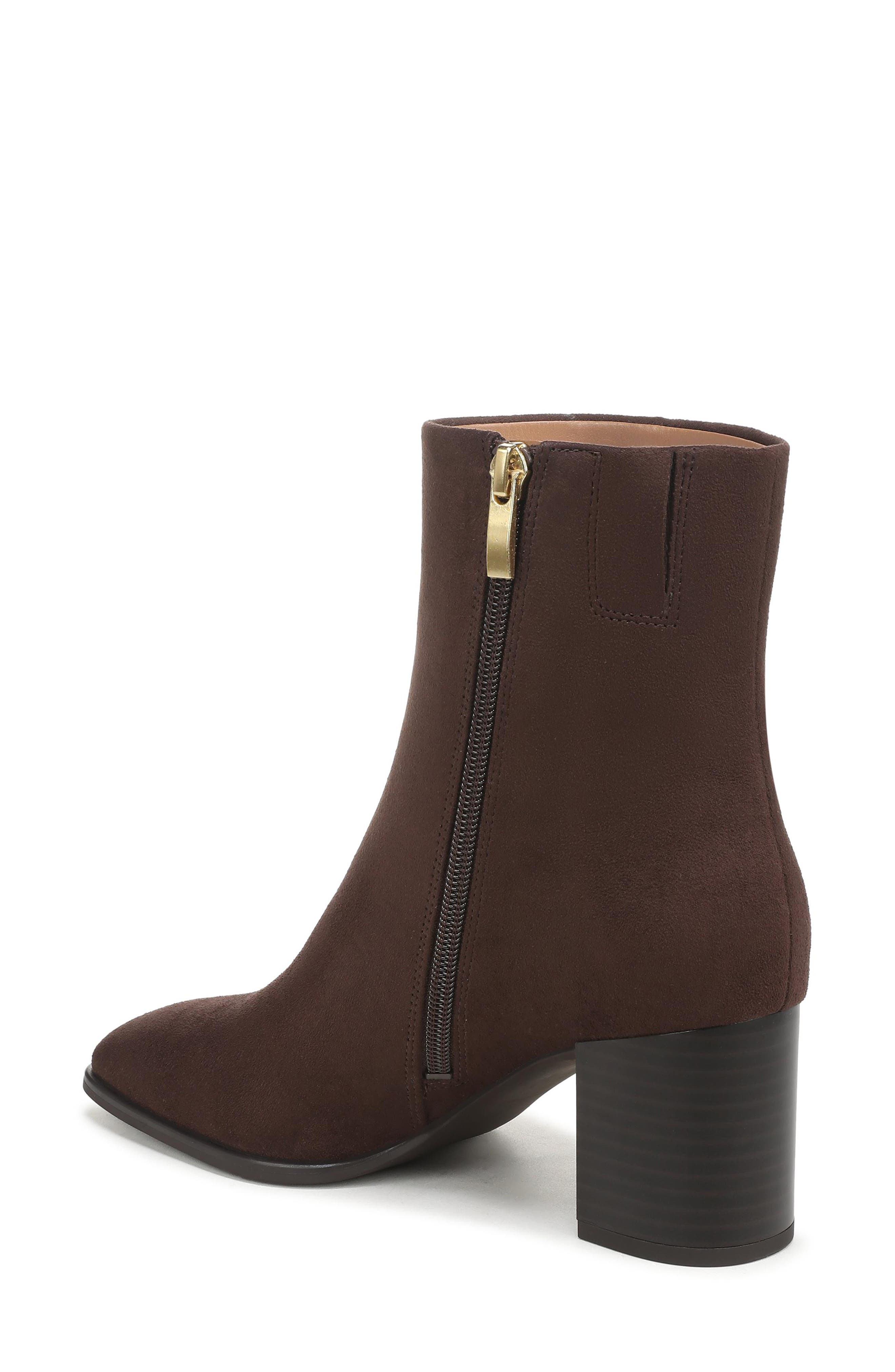 Nadine Short Boot, Alternate, color, BROWN CHOCOLATE