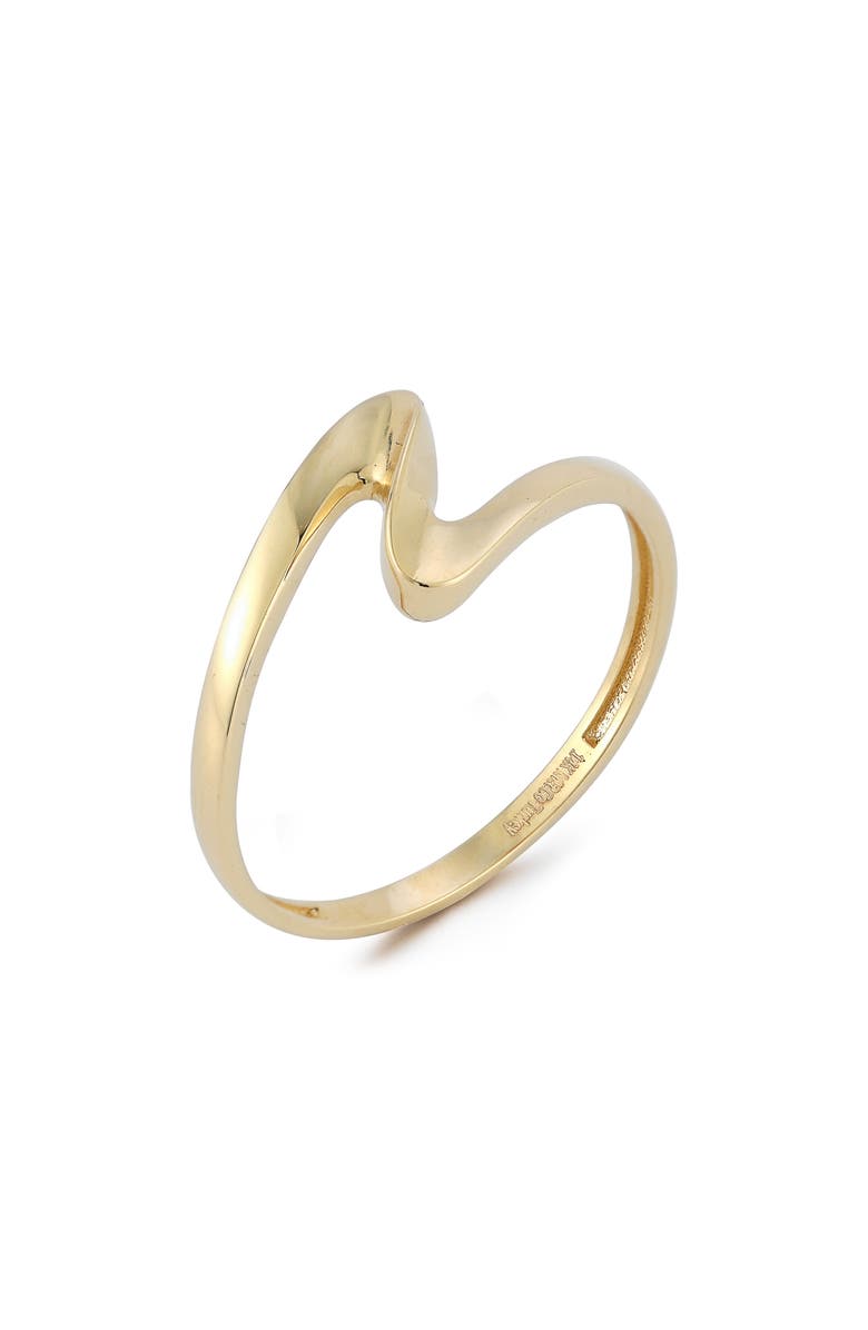 Ember Fine Jewelry Wave Ring, Main, color, Gold