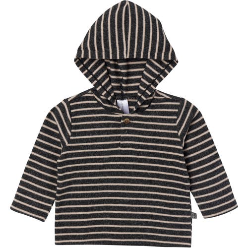Modern Moments™ By Gerber Hooded Brushed Hacci Top & Jogger Set In Dark Grey Heather