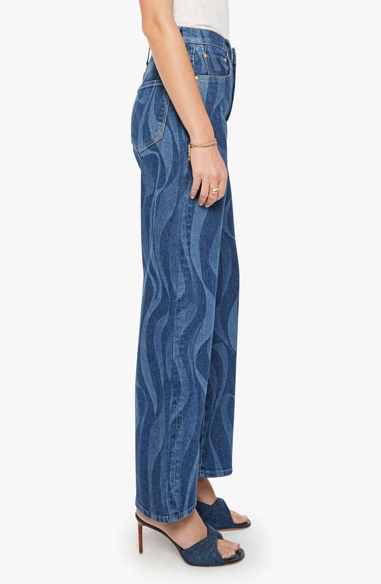 MOTHER The Lasso Sneak Wide Leg Jeans, Alternate, color, Twist Of Fate