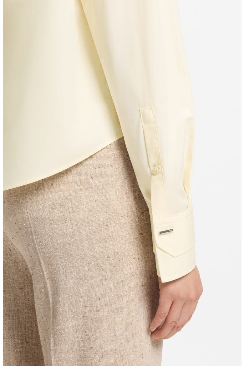 Bertyna Monday Cotton Button-Up Shirt, Alternate, color, AFTERGLOW