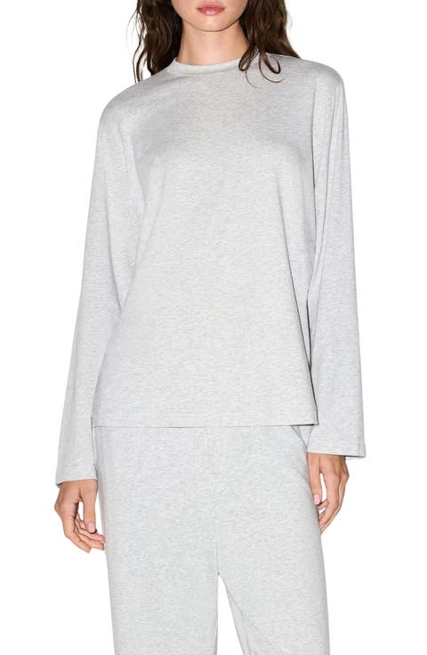 Boyfriend Long Sleeve T-Shirt (Regular & Plus)