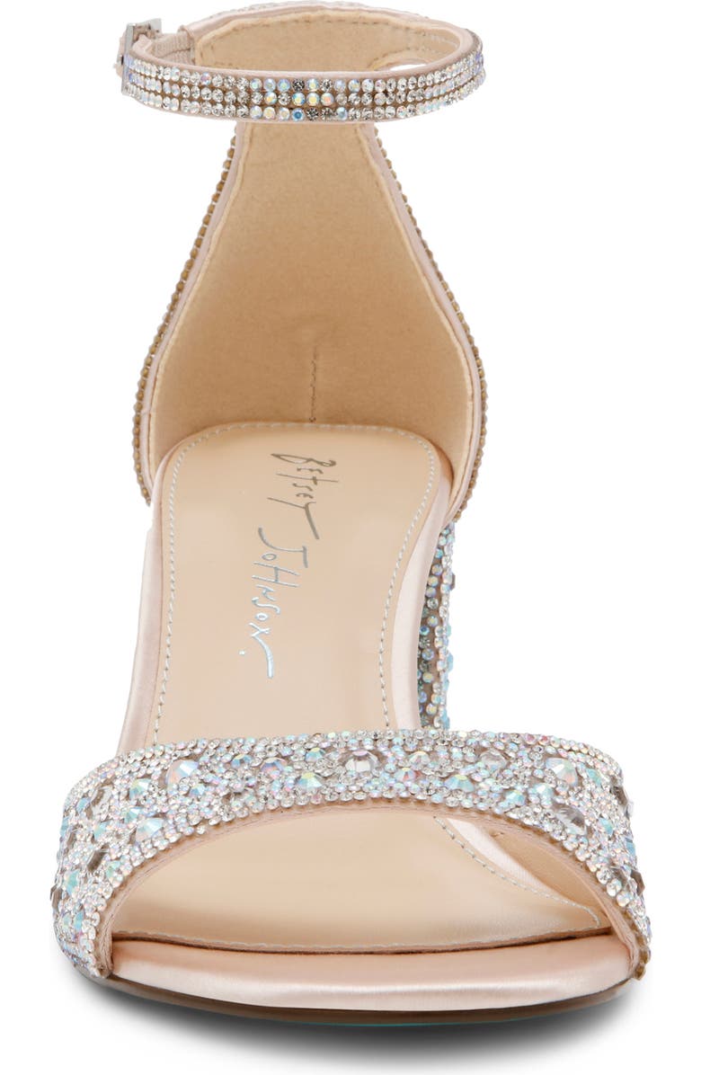 Betsey Johnson Kami Sandal, Alternate, color, Rhinestone